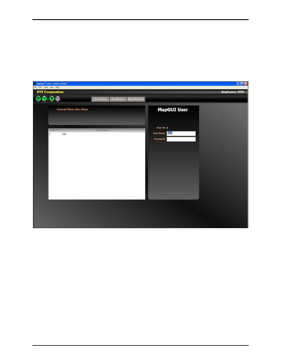 Assigning mapgui users | GAI-Tronics Sonic Alarm Sonic Alarm System Software Programming and User Manual User Manual | Page 41 / 101