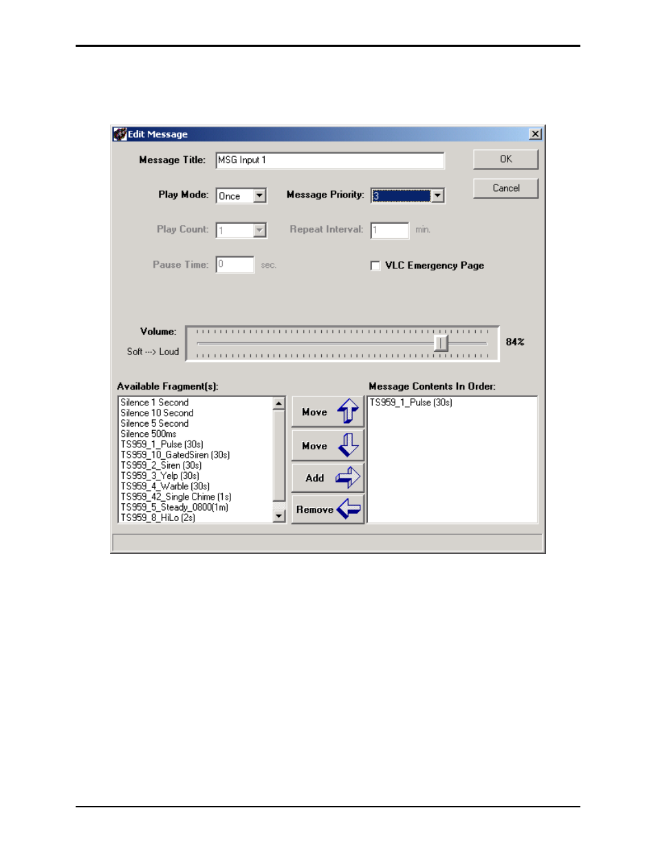 Editing the default messages | GAI-Tronics Sonic Alarm Sonic Alarm System Software Programming and User Manual User Manual | Page 50 / 101