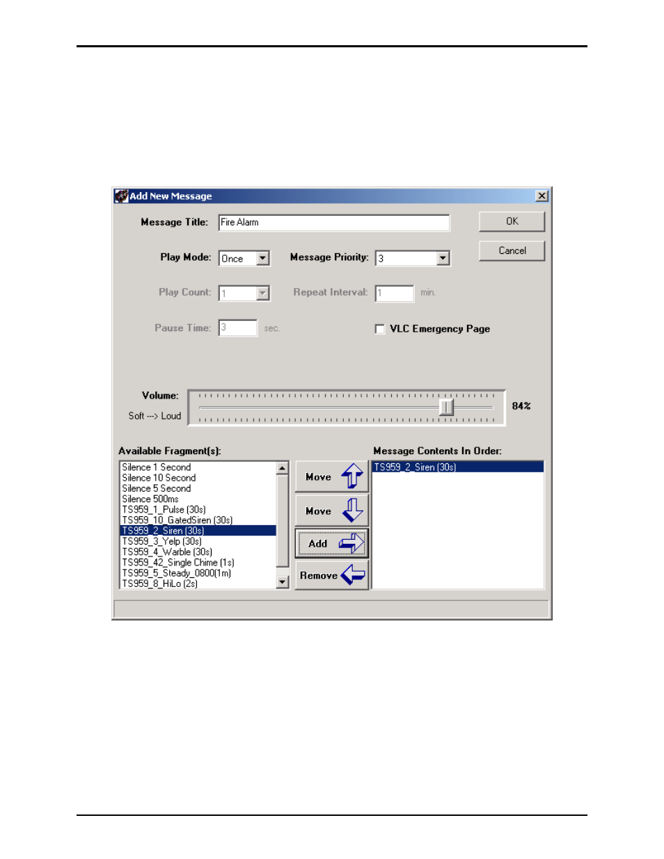 Adding new messages | GAI-Tronics Sonic Alarm Sonic Alarm System Software Programming and User Manual User Manual | Page 52 / 101