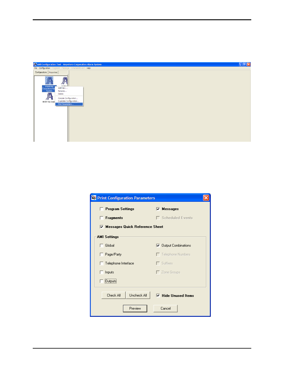 Determining the ami message numbers | GAI-Tronics Sonic Alarm Sonic Alarm System Software Programming and User Manual User Manual | Page 55 / 101