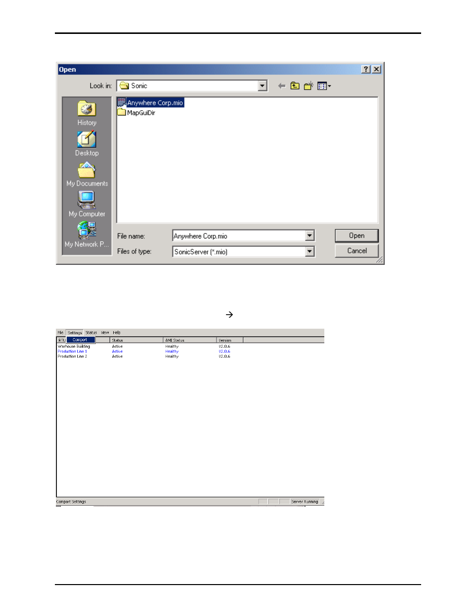 Setting up the com port | GAI-Tronics Sonic Alarm Sonic Alarm System Software Programming and User Manual User Manual | Page 58 / 101