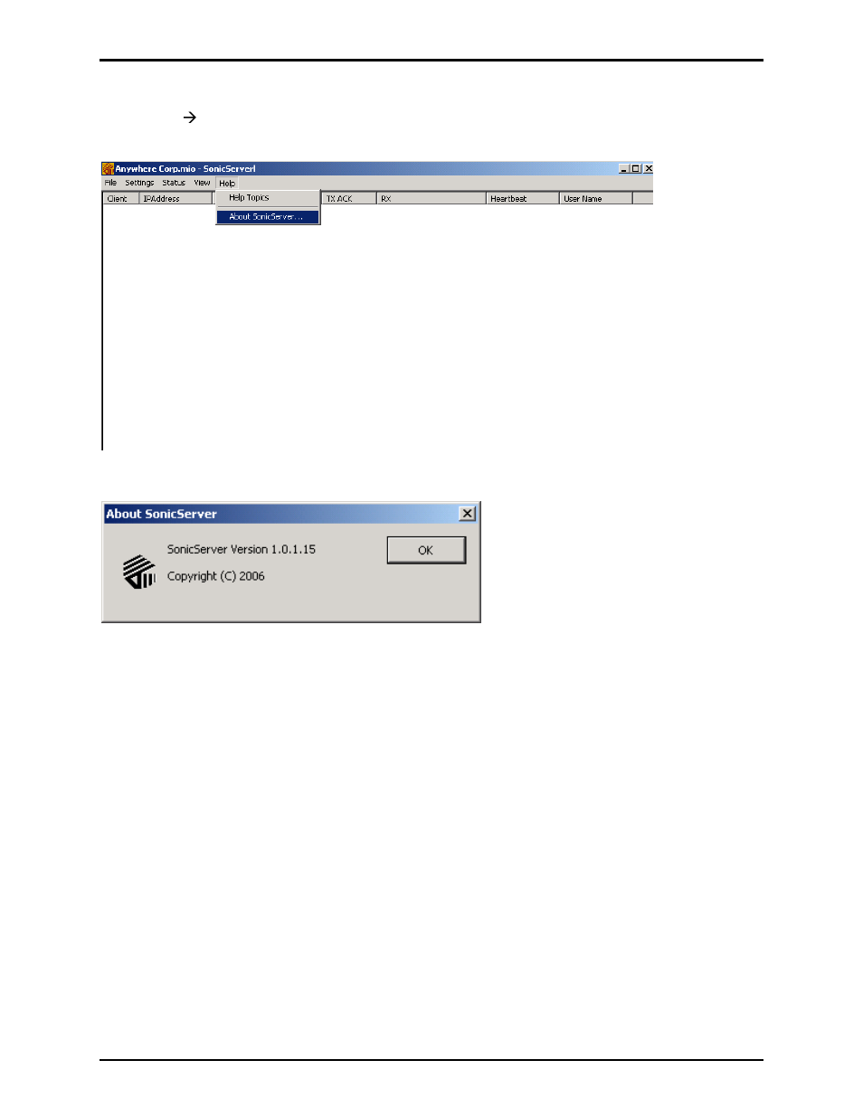 Server version | GAI-Tronics Sonic Alarm Sonic Alarm System Software Programming and User Manual User Manual | Page 64 / 101