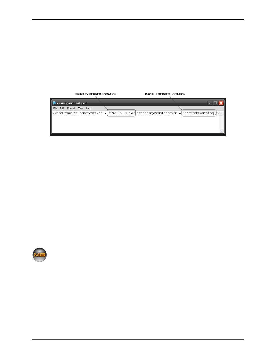 Mapgui software, Setting up the connection to the server, Starting up the mapgui | GAI-Tronics Sonic Alarm Sonic Alarm System Software Programming and User Manual User Manual | Page 65 / 101