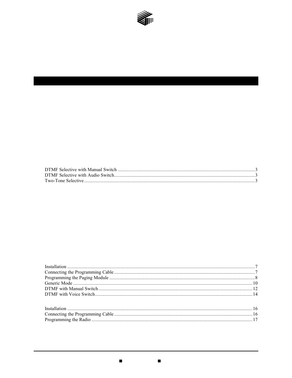 GAI-Tronics 10458-101 600-Ohm / RF Electronics Paging Module User Manual | 31 pages