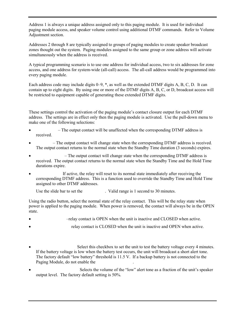 GAI-Tronics 10458-101 600-Ohm / RF Electronics Paging Module User Manual | Page 17 / 31