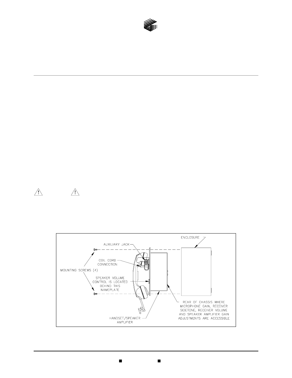 GAI-Tronics 701-304 Page/Party Handset / Speaker with Auxiliary Jack (115 V AC) User Manual | 6 pages