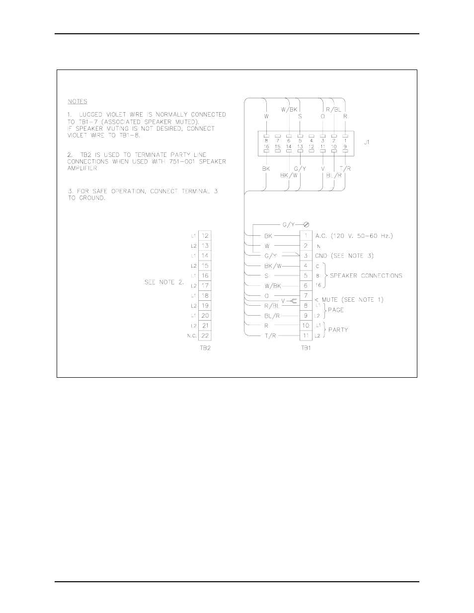 GAI-Tronics 733-001 Page/Party Weatherproof Non-Metallic Single-Party Amplifier Enclosure (115 V AC) User Manual | Page 4 / 9