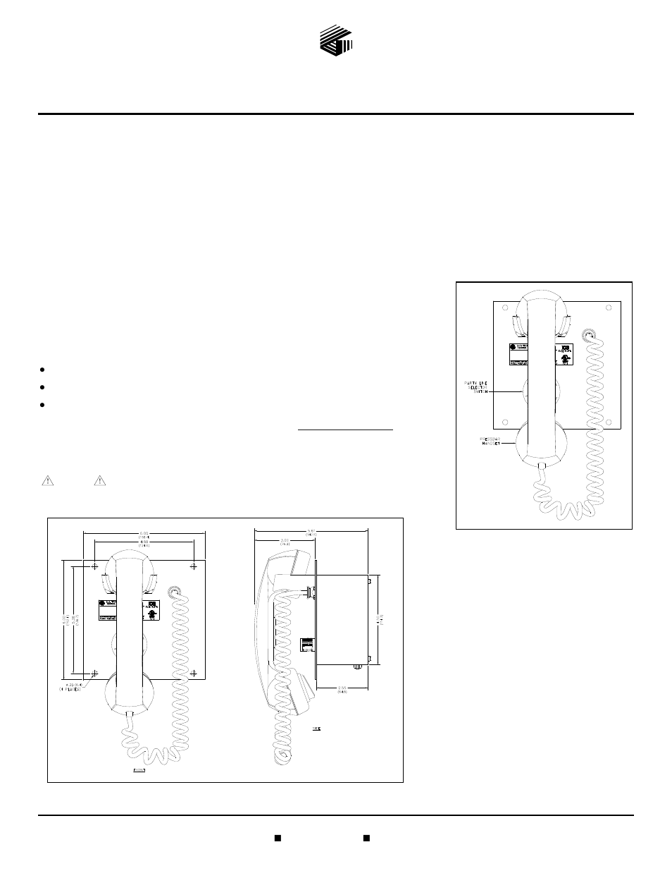 GAI-Tronics ICS  Page/Party Flush-mount Subset User Manual | 3 pages