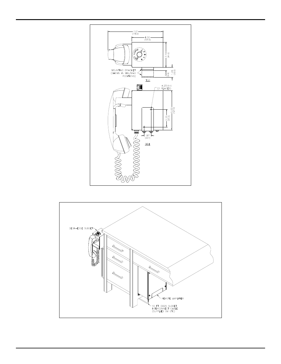 GAI-Tronics ICS  Page/Party Desk-edge Subset User Manual | Page 2 / 3