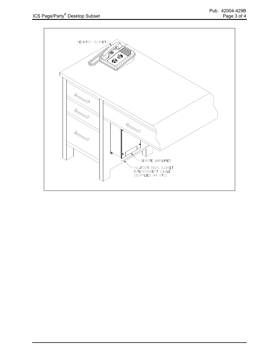 Operation | GAI-Tronics ICS  Page/Party Desktop Subset User Manual | Page 3 / 5
