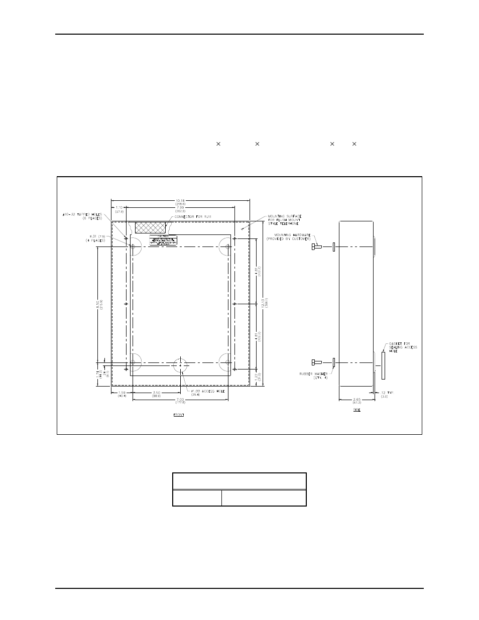 Specifications, Accessories | GAI-Tronics 238-001 Stainless Steel Surface-Mount Enclosure User Manual | Page 3 / 4