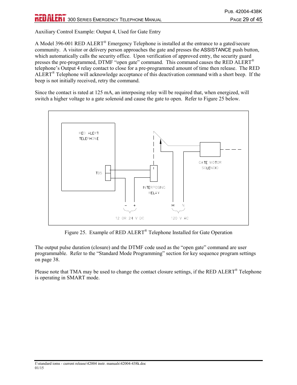 GAI-Tronics 300 Series RED ALERT Emergency Telephone Manual User Manual | Page 31 / 48