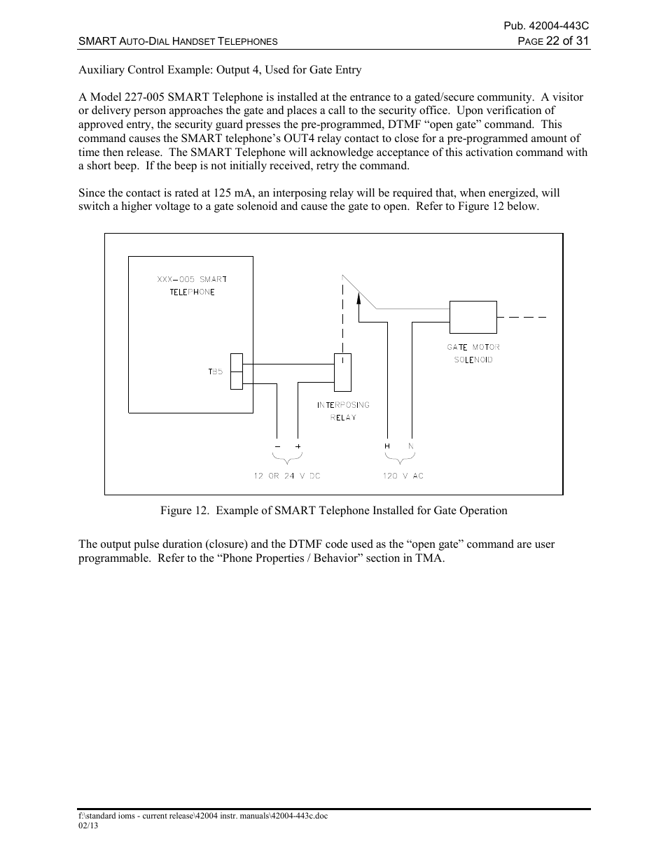 GAI-Tronics 227-005 SMART Auto-Dial Handset Telephones User Manual | Page 24 / 34