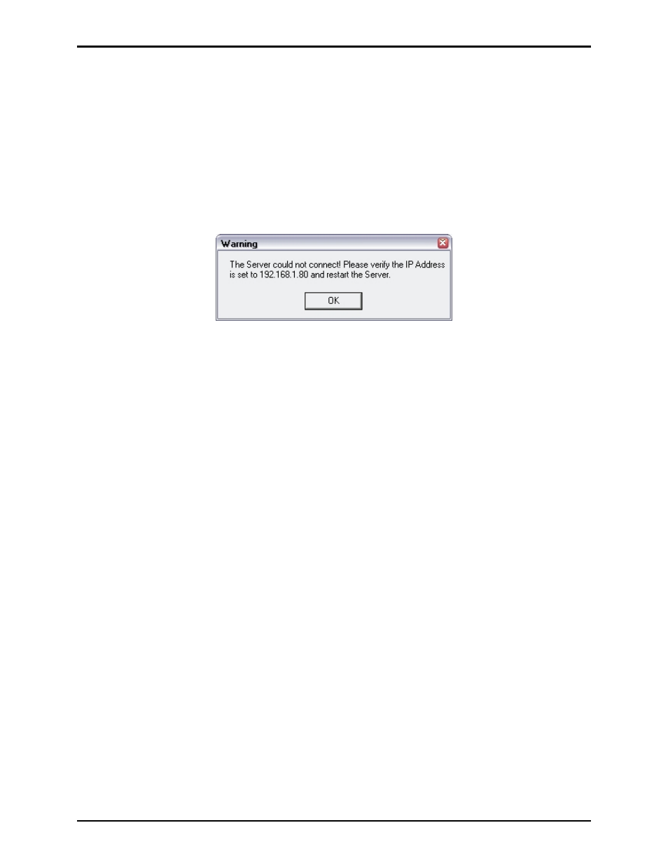 Advance server software, Host computer ip address | GAI-Tronics ADVANCE System SmartView User Manual Ver 1.3 User Manual | Page 11 / 43
