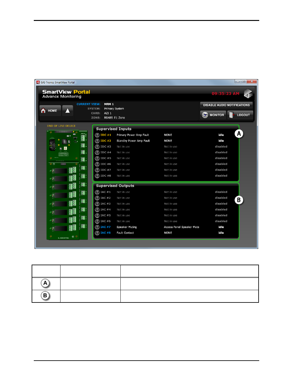 Remote modules (station) view | GAI-Tronics ADVANCE System SmartView User Manual Ver 1.3 User Manual | Page 40 / 43