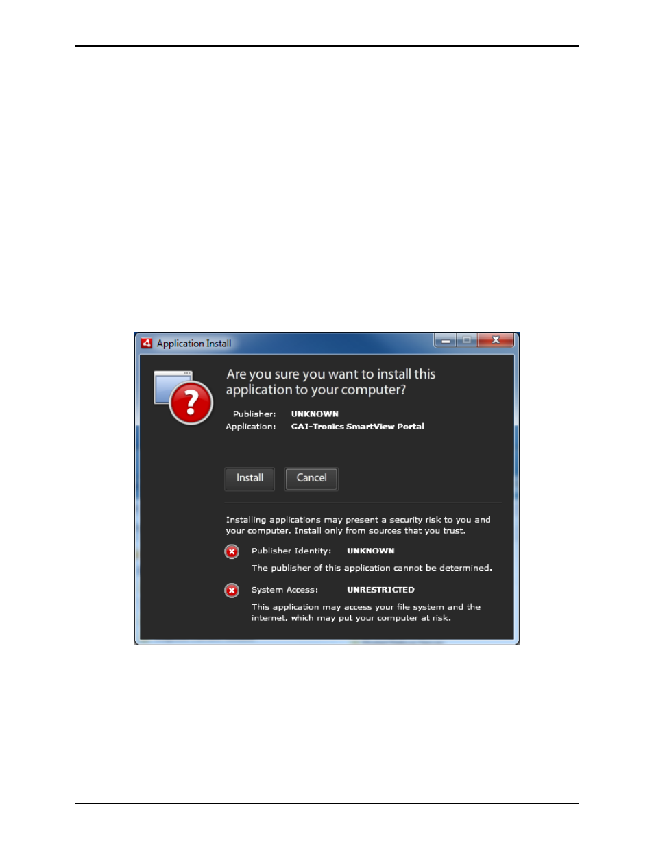 Smartview portal installation, Installation requirements, Installation procedure | GAI-Tronics ADVANCE System SmartView User Manual Ver 1.3 User Manual | Page 9 / 43