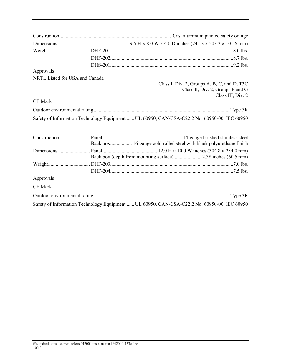 GAI-Tronics DHS-201 Digital Intercom Stations User Manual | Page 27 / 28