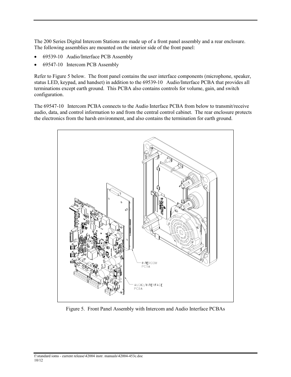 Description of major components | GAI-Tronics DHS-201 Digital Intercom Stations User Manual | Page 6 / 28