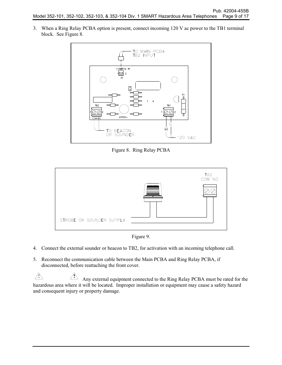 GAI-Tronics 352-101 Division 1 SMART Telephones User Manual | Page 9 / 18