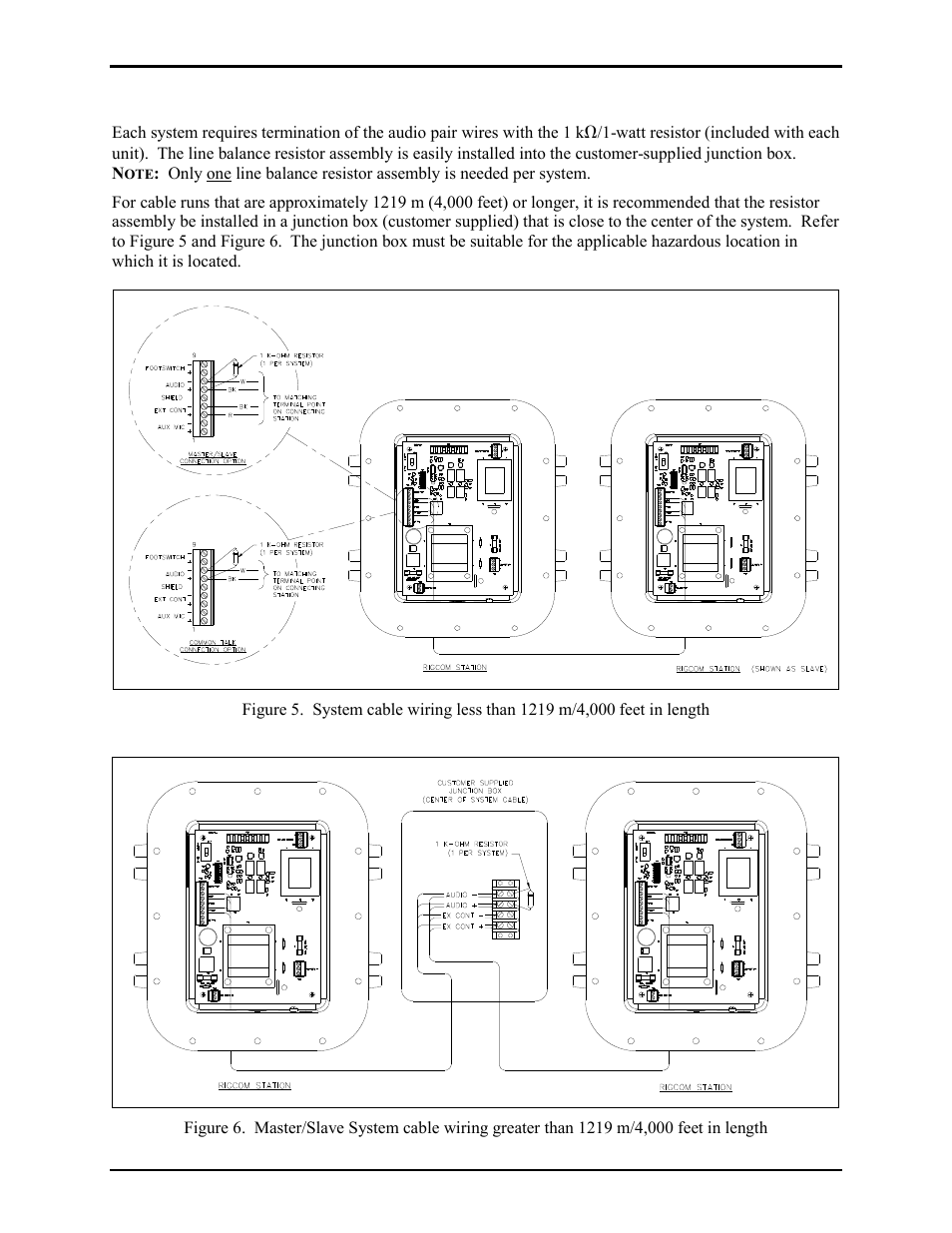 System line balance | GAI-Tronics 400-003 IEC / ATEX Zone 1 RigCom Station User Manual | Page 7 / 17