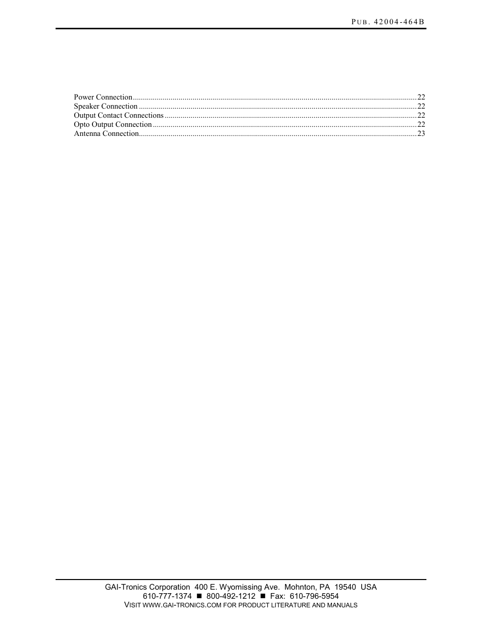 GAI-Tronics 10458-701 VoIP & VoIP WiFi Electronics Paging Modules User Manual | Page 2 / 27