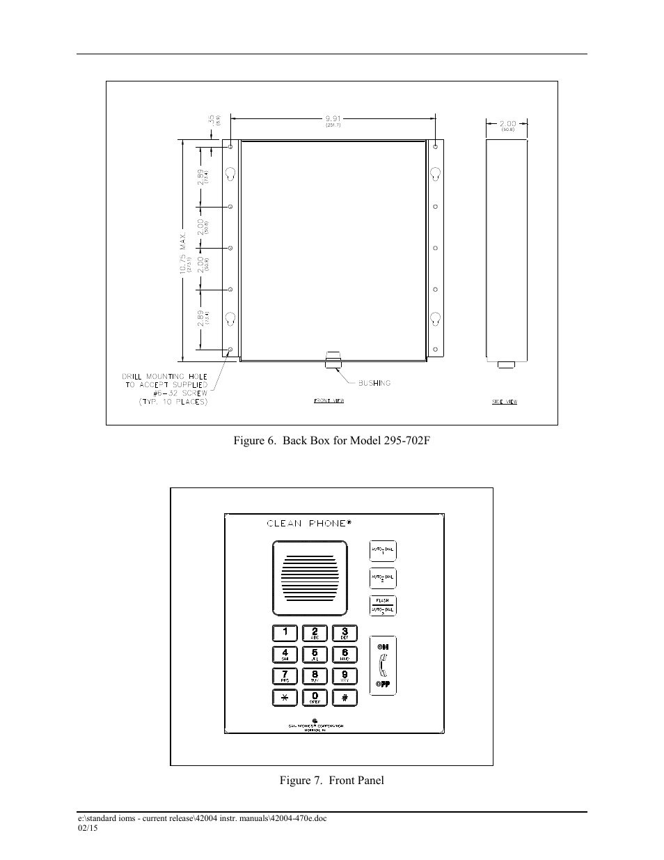 GAI-Tronics 295-702F, 295-702W VoIP Clean Telephones User Manual | Page 11 / 23