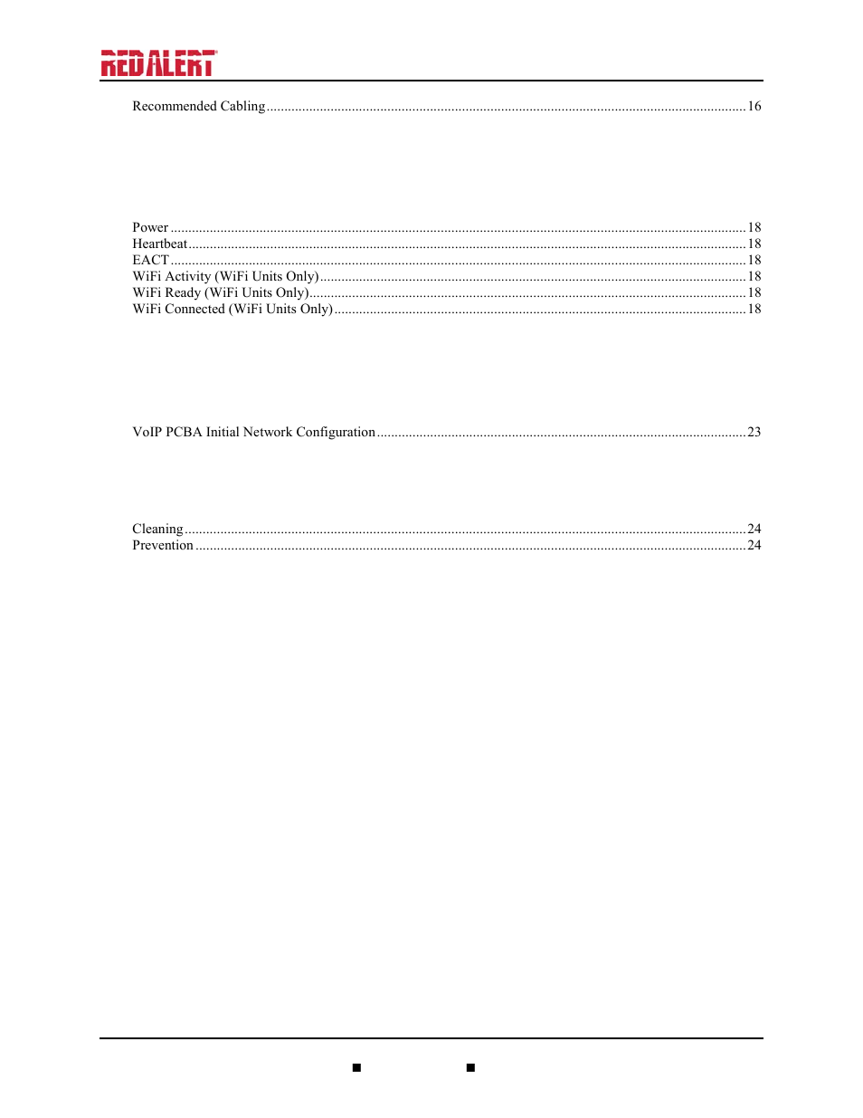 GAI-Tronics 393-800A RED ALERT Hands-free WiFi Telephones User Manual | Page 2 / 31