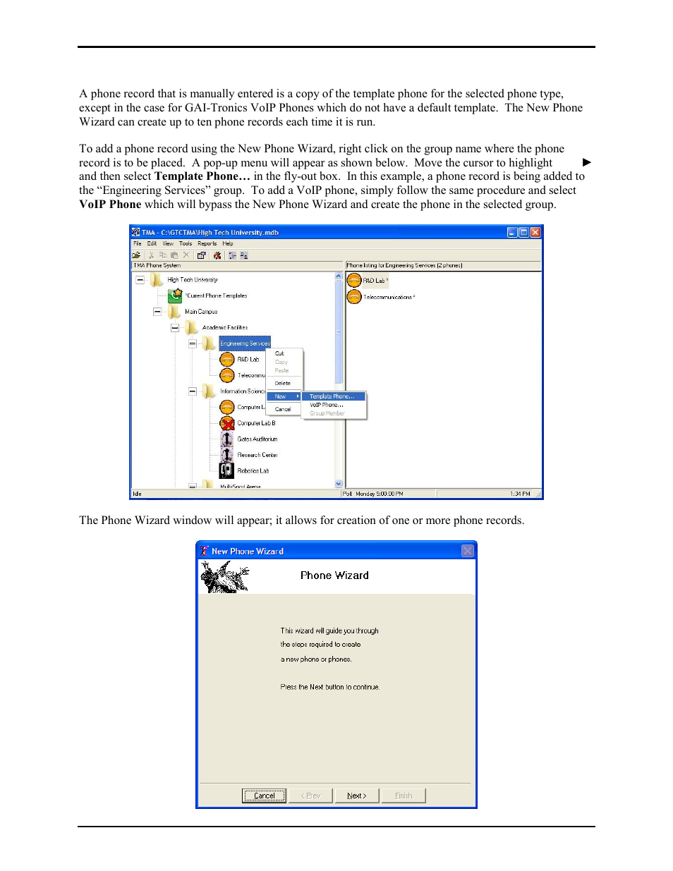 Manual entry | GAI-Tronics TMA Version 7.5.0 Telephone Management Application (TMA) User Guide (Ver. 7.5.0 and newer) User Manual | Page 14 / 131