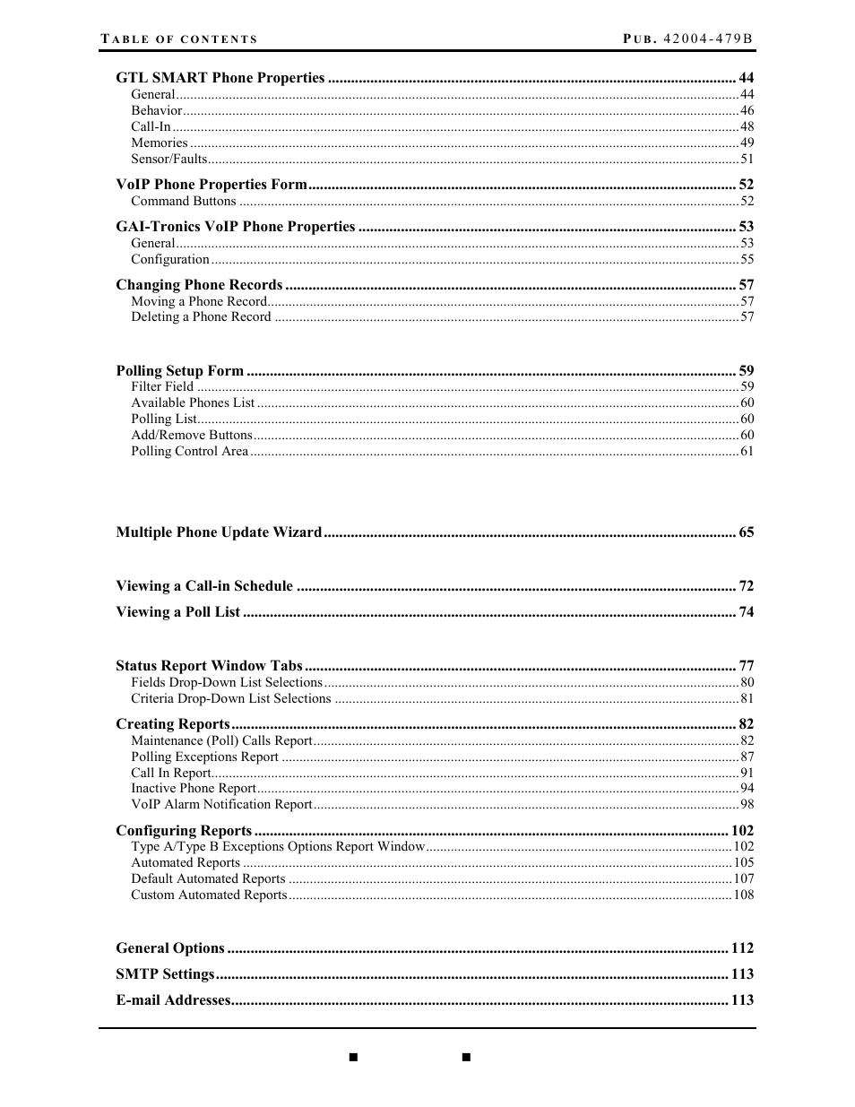 GAI-Tronics TMA Version 7.5.0 Telephone Management Application (TMA) User Guide (Ver. 7.5.0 and newer) User Manual | Page 2 / 131