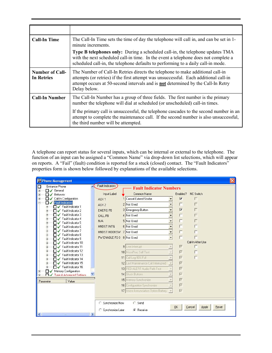 Fault indicators | GAI-Tronics TMA Version 7.5.0 Telephone Management Application (TMA) User Guide (Ver. 7.5.0 and newer) User Manual | Page 36 / 131