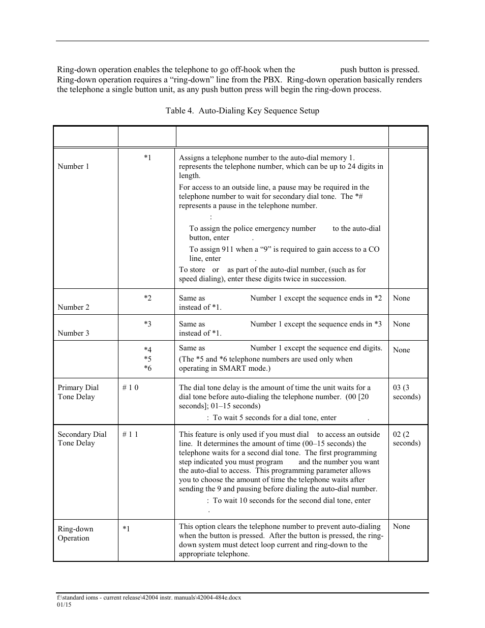 Ring-down operation | GAI-Tronics 295-001W, 295-001F Analog Clean Phone User Manual | Page 24 / 34