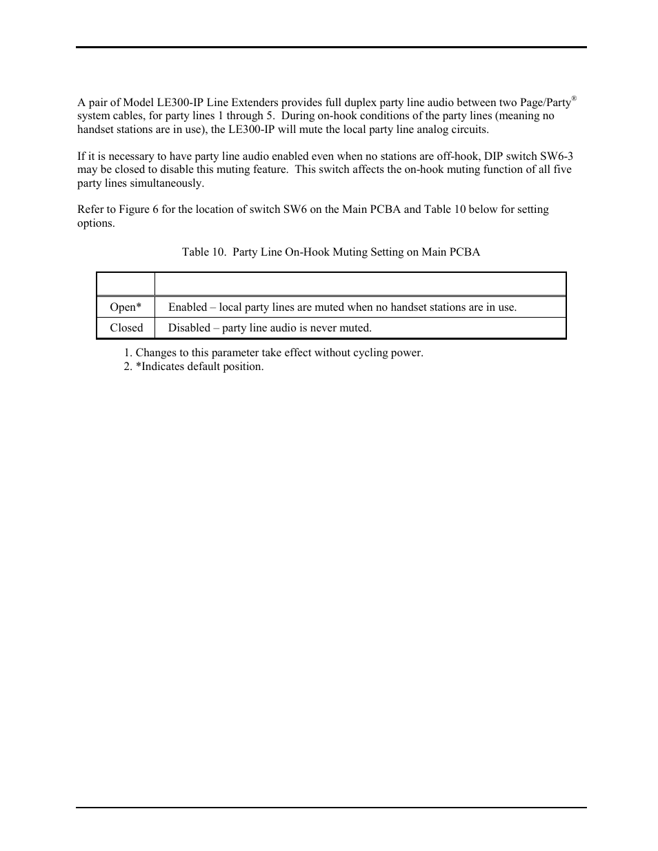 Party line audio transmission | GAI-Tronics LE300-IP Page/Party Line Extender User Manual | Page 14 / 72