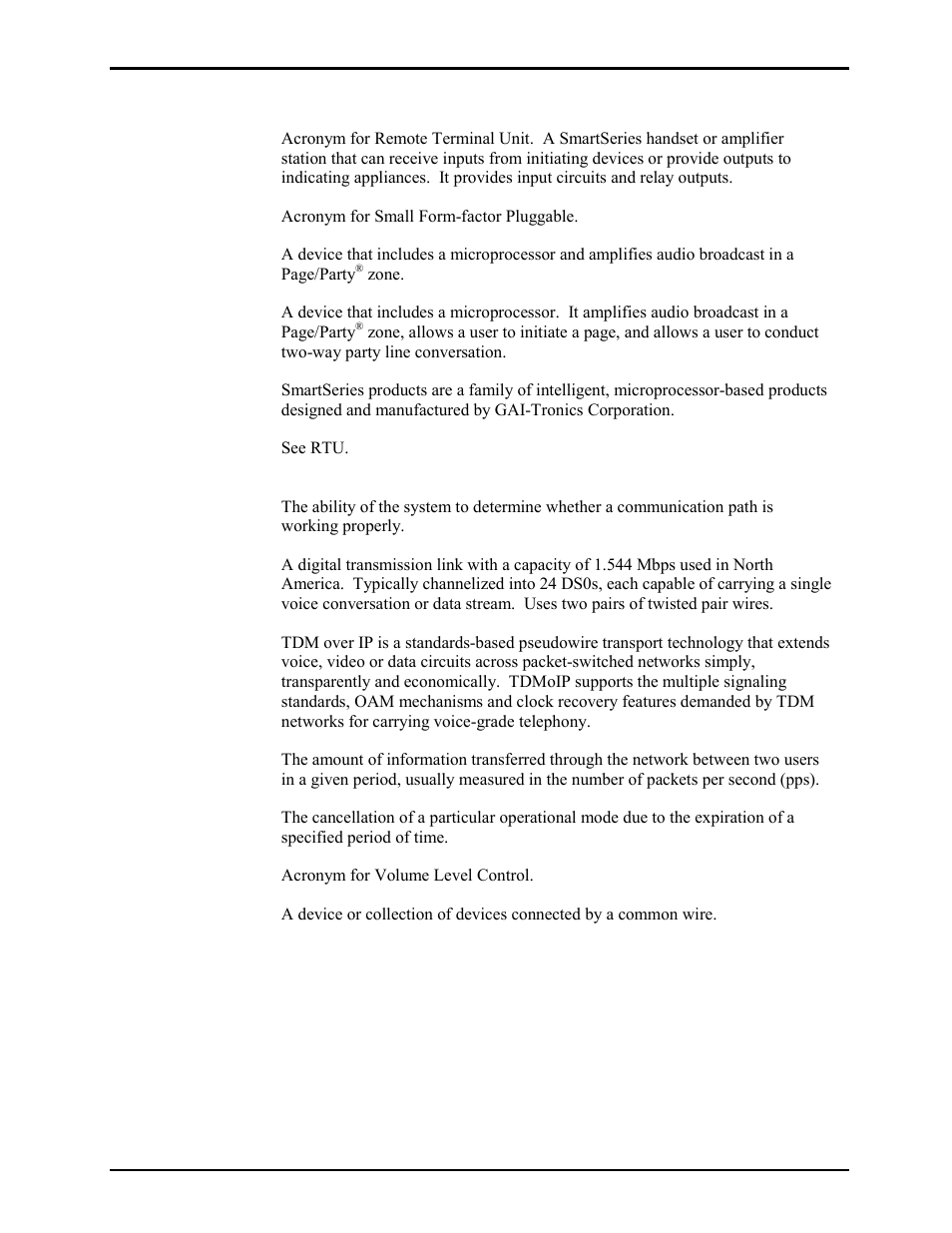GAI-Tronics LE300-IP Page/Party Line Extender User Manual | Page 71 / 72