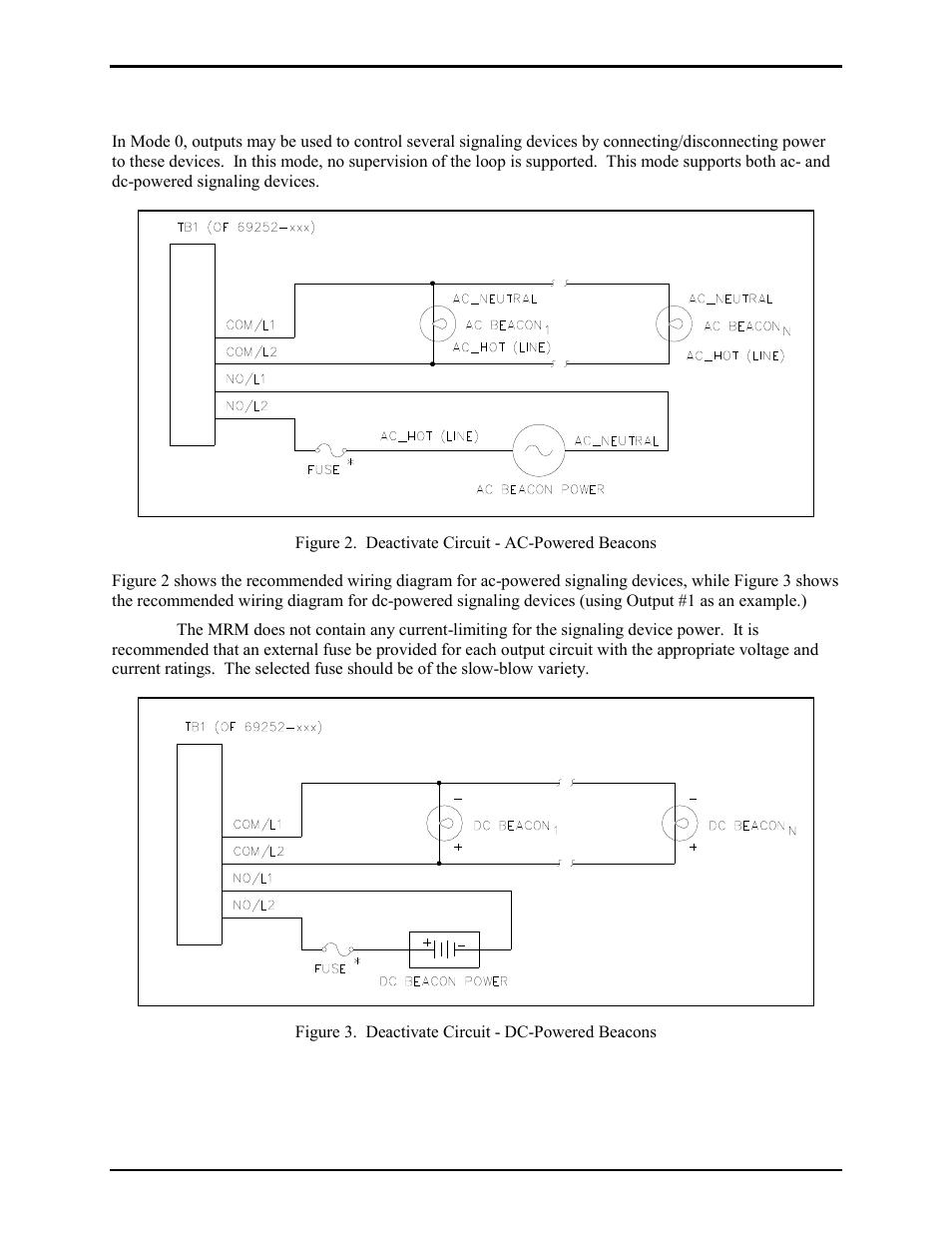 Mode 0: deactivate circuit | GAI-Tronics 379-002 Monitored RElay Module (MRM) Stations User Manual | Page 5 / 14
