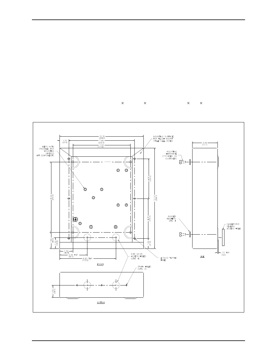 Specifications | GAI-Tronics 238-002 Stainless Steel Surface-mount Call Box Enclosure User Manual | Page 2 / 5