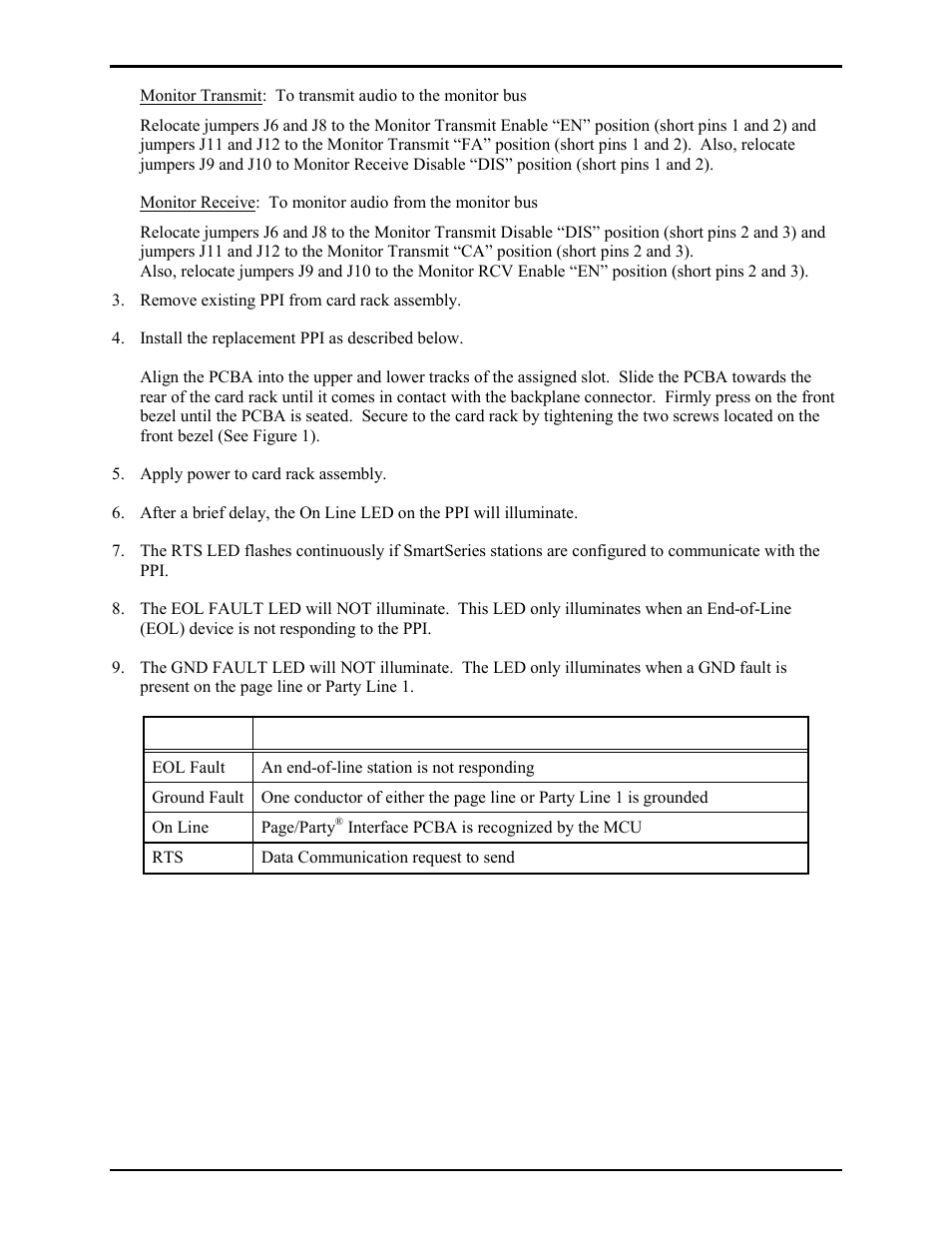 GAI-Tronics 69255-001 Page/Party Interface PCBA User Manual | Page 6 / 11