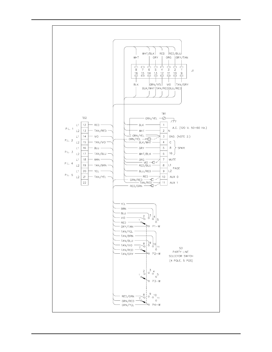 GAI-Tronics 703-004 Indoor Emergency Party Line Amplifier Enclosure User Manual | Page 5 / 9