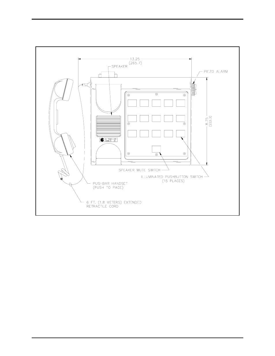 Hardware configuration | GAI-Tronics 12576-215 Desktop Access Panel, 3x5 User Manual | Page 2 / 8