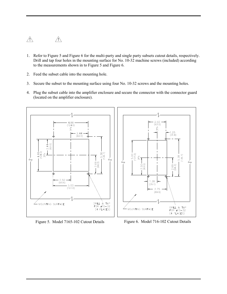 Installation | GAI-Tronics 7165-102 SmartSeries Flush-Mount Single and 5-Party Subsets User Manual | Page 5 / 11
