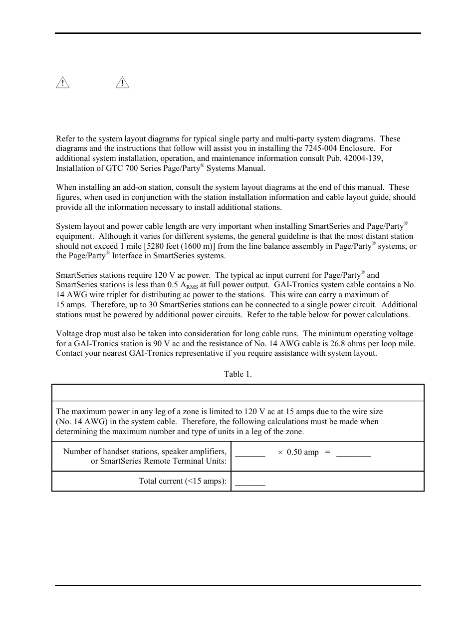 Installation, General information | GAI-Tronics 7245-004 SmartSeries Indoor Remote Subset Amplifier Enclosure User Manual | Page 5 / 13