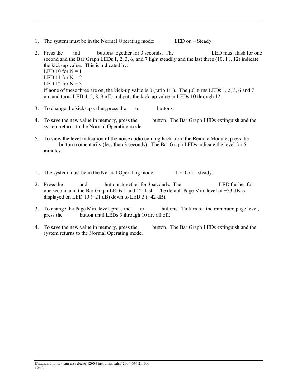 Setting the kick-up ratio | GAI-Tronics 12389-001 NOVA PA/GA Systems S.M.A.R.T. Modules User Manual | Page 18 / 27