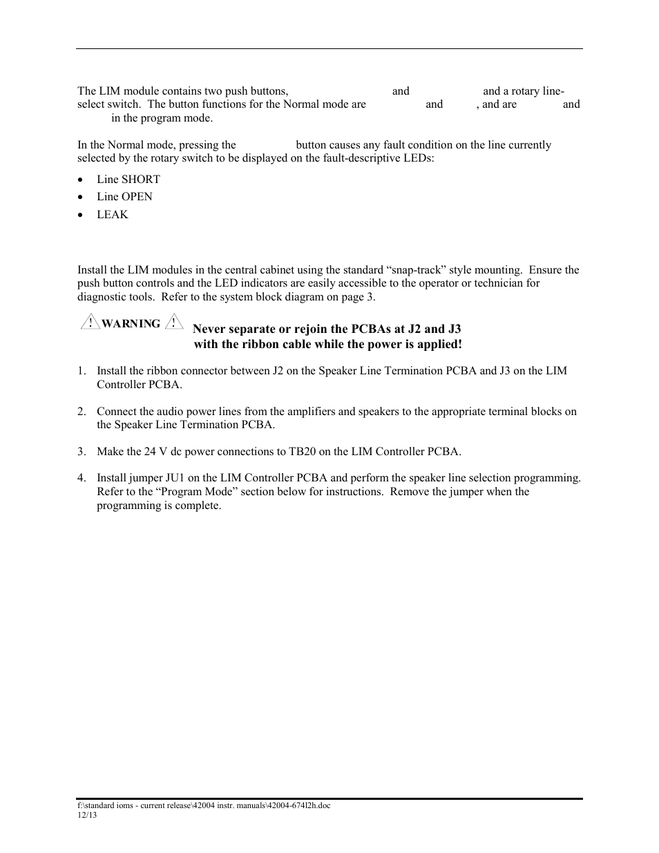 Controls, Set-up | GAI-Tronics 12389-001 NOVA PA/GA Systems S.M.A.R.T. Modules User Manual | Page 7 / 27