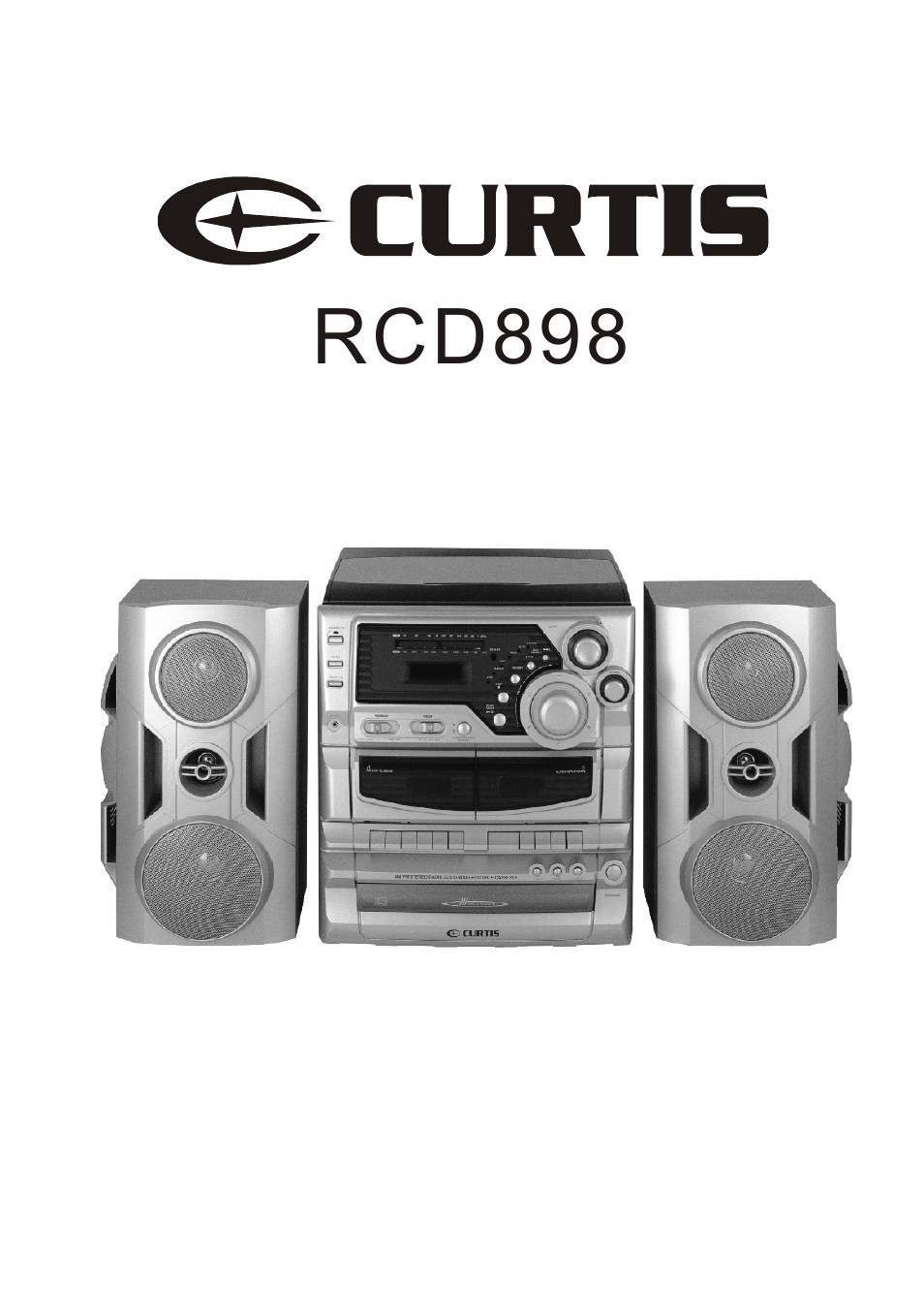 Curtis RCD 898 User Manual | 16 pages