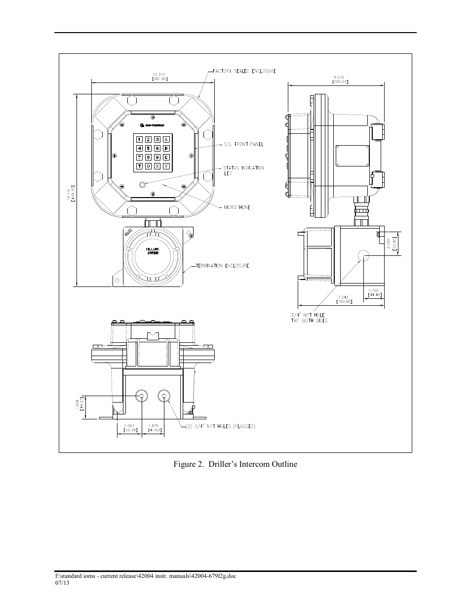 GAI-Tronics DEX-101 Hazardous Area Driller's Intercom Station User Manual | Page 5 / 15
