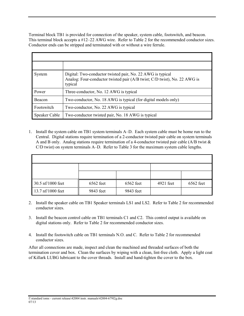 Auxiliary devices | GAI-Tronics DEX-101 Hazardous Area Driller's Intercom Station User Manual | Page 9 / 15