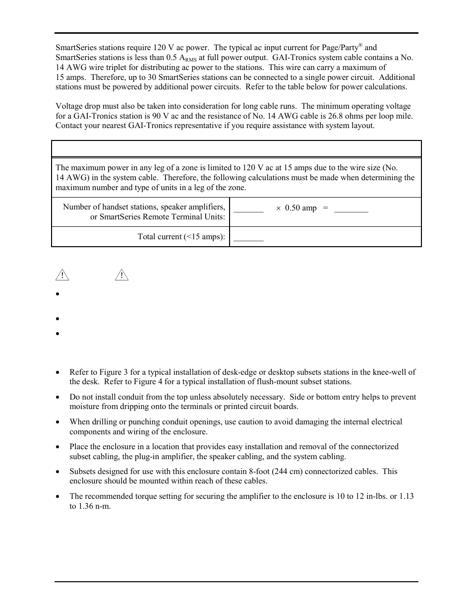 GAI-Tronics 7245-005 SmartSeries Indoor Remote Subset Amplifier Enclosure User Manual | Page 5 / 10