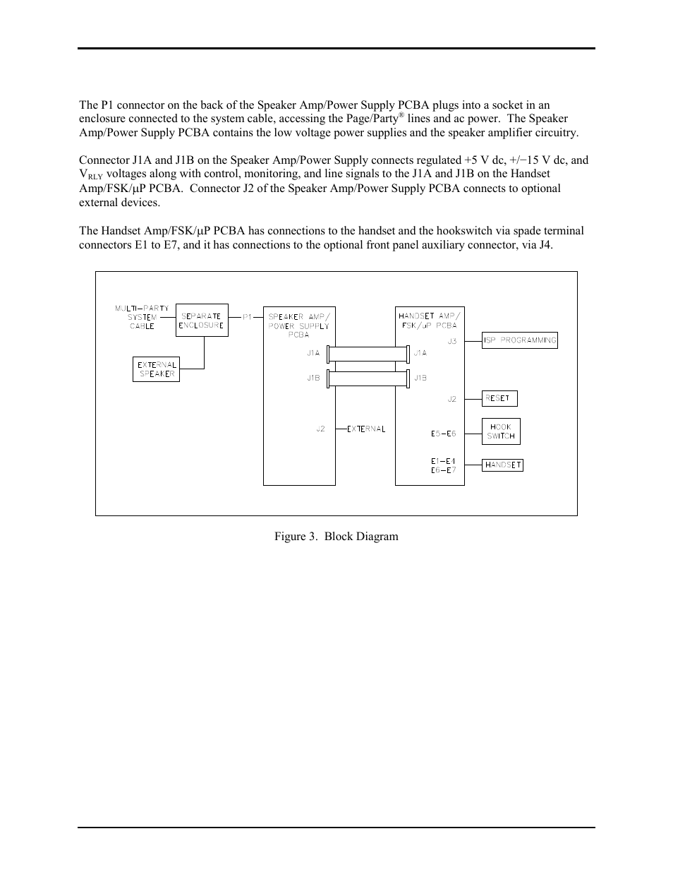 Block diagram | GAI-Tronics 701-905 SmartSeries Handset/Speaker Amplifier User Manual | Page 5 / 17