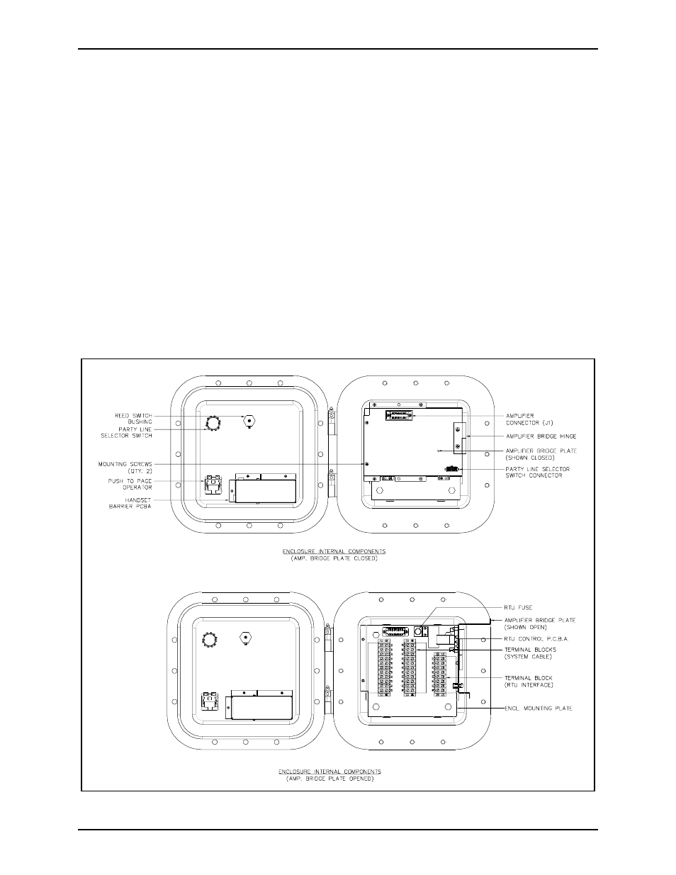 GAI-Tronics 7085-005-UL, 7085-005-EX SmartSeries Multi-Party Hazardous Area Handset/Speaker Amplifier Enclosure w/ RTU Control User Manual | Page 4 / 16