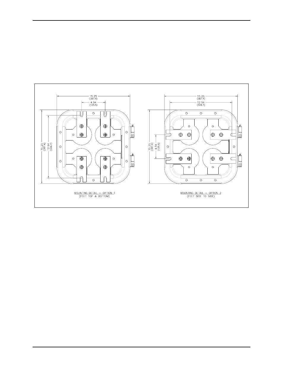Mounting | GAI-Tronics 7085-005-UL, 7085-005-EX SmartSeries Multi-Party Hazardous Area Handset/Speaker Amplifier Enclosure w/ RTU Control User Manual | Page 5 / 16