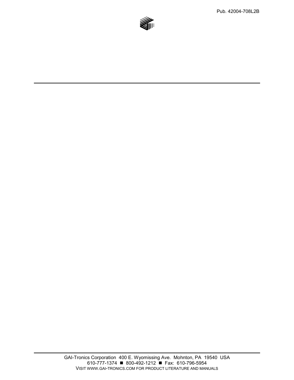 GAI-Tronics 10962-001, 10962-002 AMI Redundant Controller Modules User Manual | 18 pages